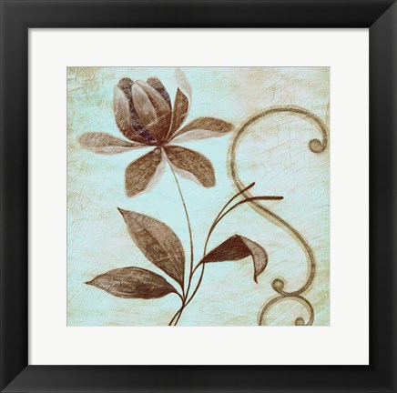 Framed Floral Souvenir II Print