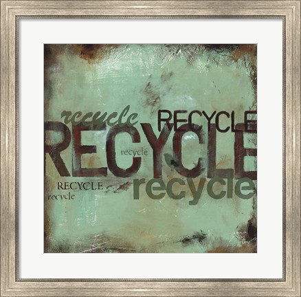 Framed Recycle Print