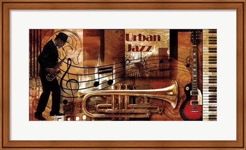 Framed Urban Jazz Print