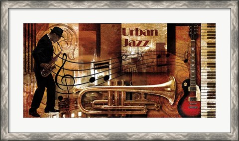 Framed Urban Jazz Print