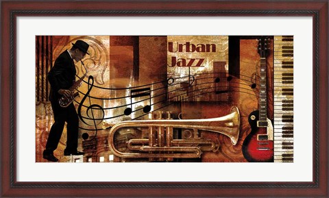 Framed Urban Jazz Print