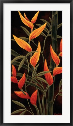 Framed Sunburst Blossoms Print