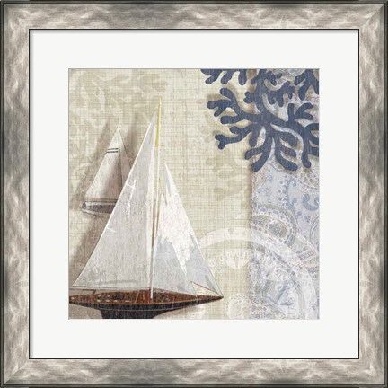Framed Sailing Adventure I Print