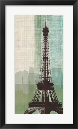 Framed Eiffel Tower II Print