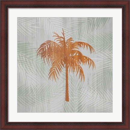 Framed Palm Tree II Print