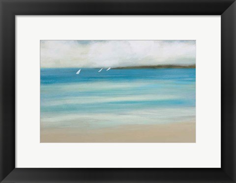 Framed Catching The Breeze Print