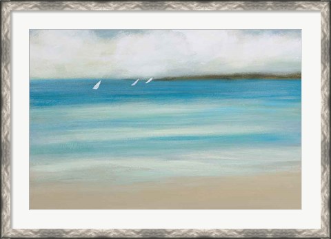 Framed Catching The Breeze Print