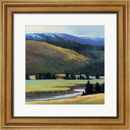 Framed Foothills In The Late Spring Print