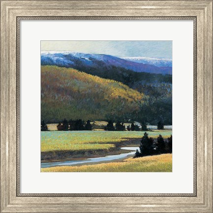 Framed Foothills In The Late Spring Print