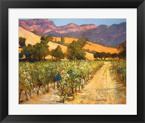 Framed Wine Country Print
