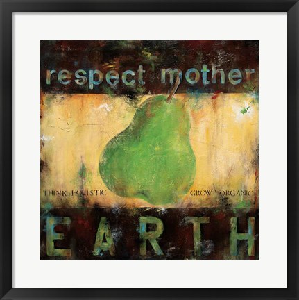 Framed Respect Mother Earth Print