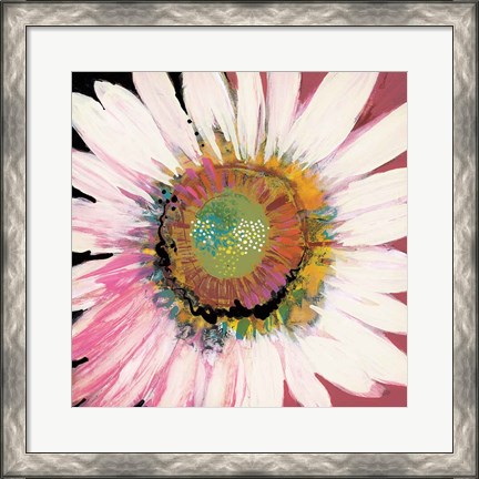 Framed Sunshine Flower I Print
