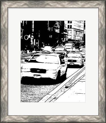 Framed New York Minute II Print