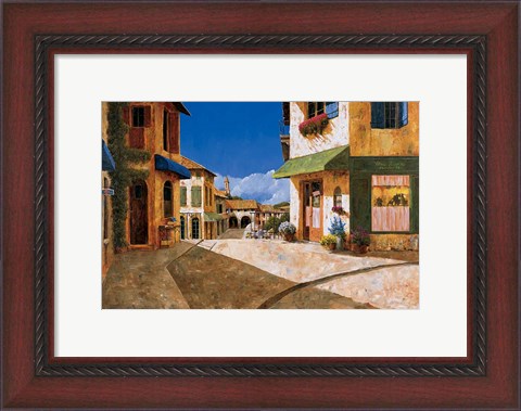 Framed On My Way to the Market Print