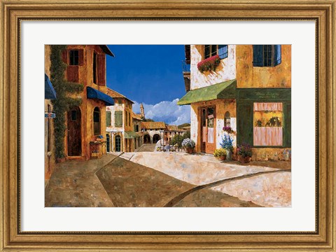 Framed On My Way to the Market Print