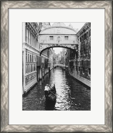 Framed Venice Canal Print