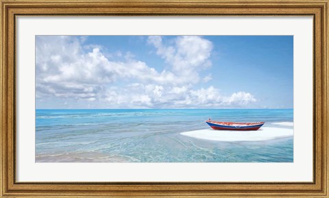 Framed Barca Sulla Riva Print
