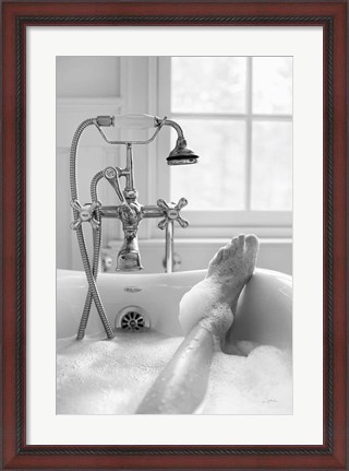 Framed Bubble Bath II Print