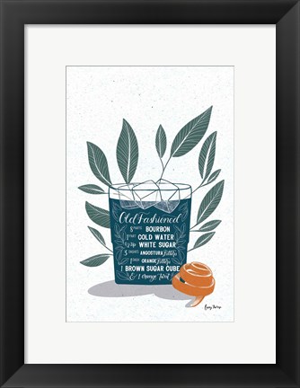 Framed Fruity Cocktails IV Print