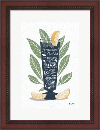 Framed Fruity Cocktails II Print