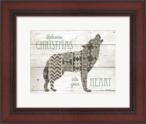 Framed Nordic Holiday III Neutral Print