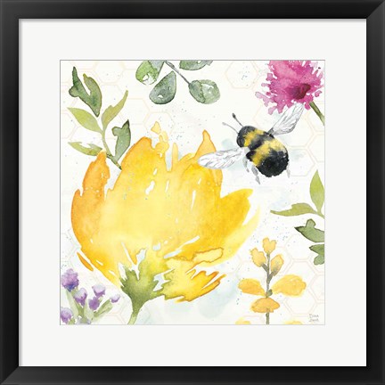 Framed Bee Harmony II Print