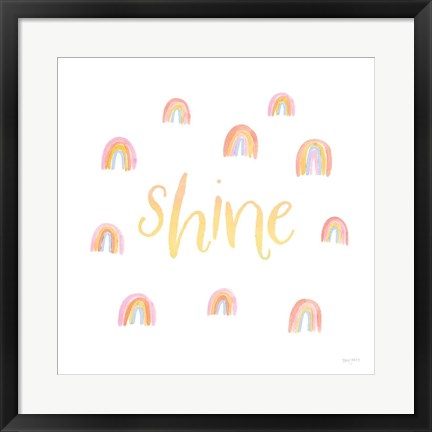 Framed Lets Chase Rainbows XII Print