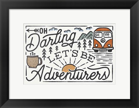 Framed Adventurous I Print