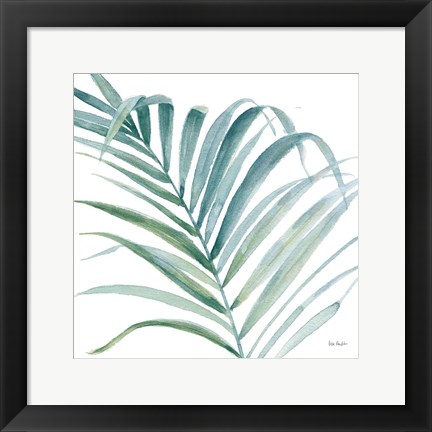Framed Tropical Blush V BG Print