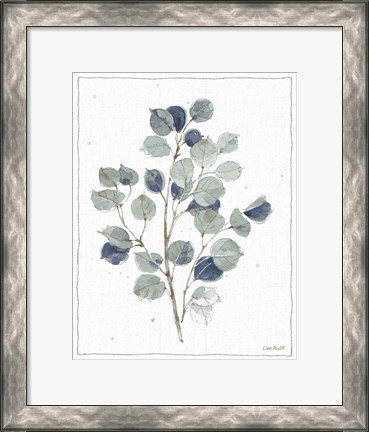 Framed Country Weekend V with Navy Print