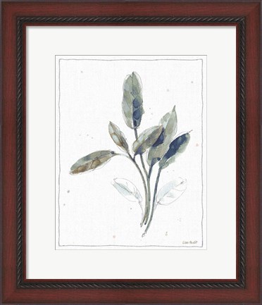Framed Country Weekend IV with Navy Print