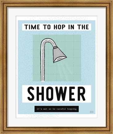 Framed Shower Hopping Print