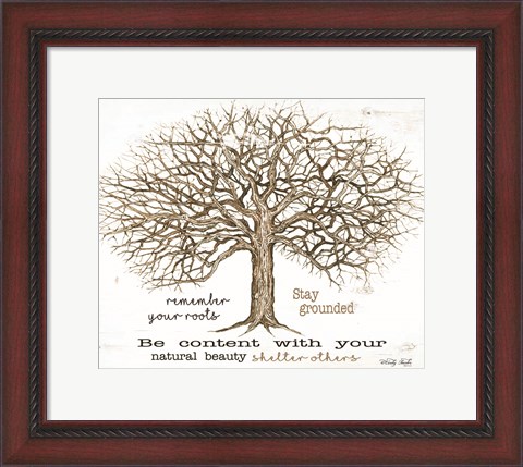Framed Remember Our Roots Print