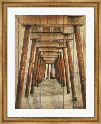 Framed Vintage Under Dock Print