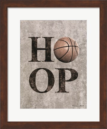 Framed Basketball HOOP Print