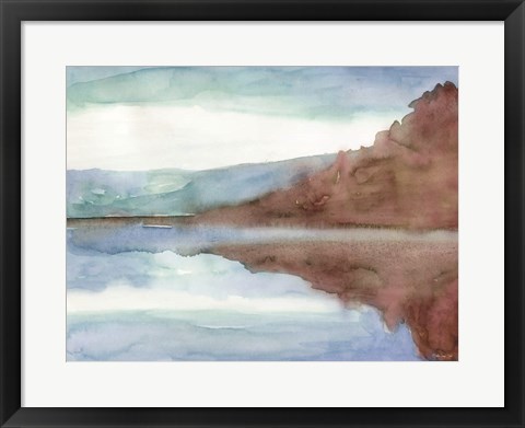 Framed Mountain Lake 7 Print