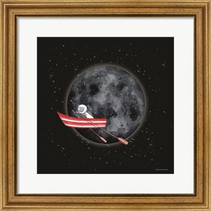 Framed Sail to the Moon Print