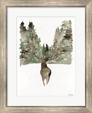 Framed Reindeer 2 Print