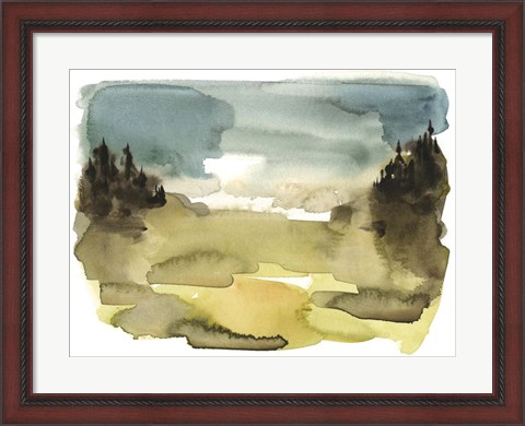 Framed Alpine Wetlands I Print