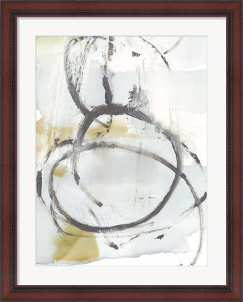 Framed Swirled II Print