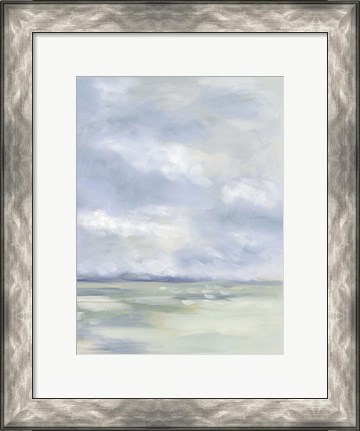 Framed Coastal Water Print