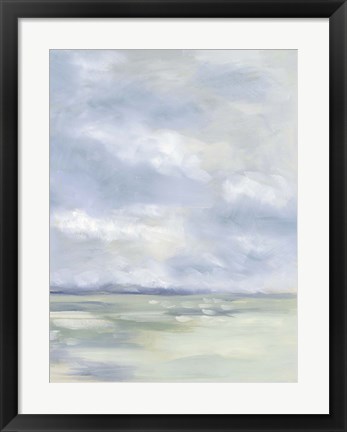 Framed Coastal Water Print