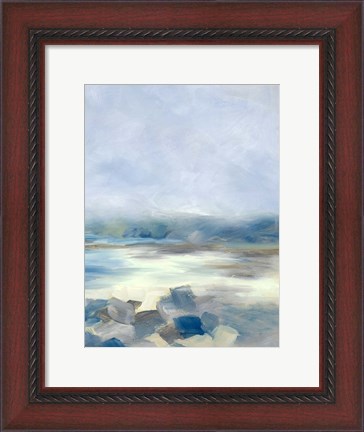Framed Foggy Shores Print