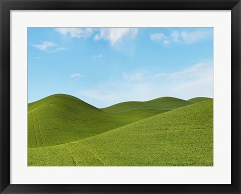 Framed Farmscape Photo III Print