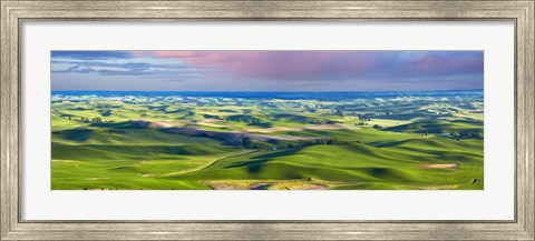Framed Farmscape Panorama IV Print
