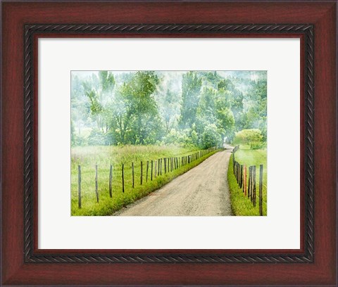 Framed Country Road Photo II Print