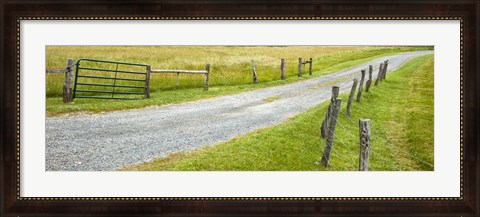 Framed Country Road Panorama III Print