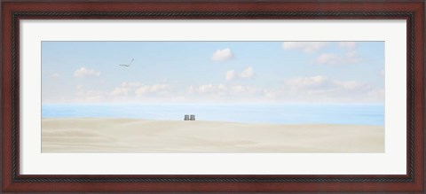 Framed Beachscape Panorama VII Print
