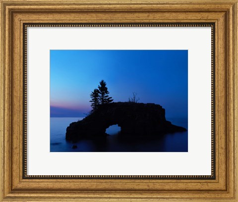 Framed Lakescape XI Print