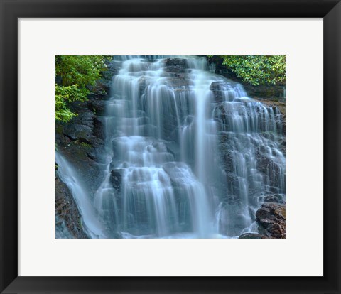 Framed Waterfall Portrait III Print
